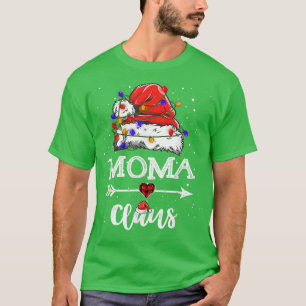Camiseta Navidades de Moma Claus ligan a la familia Pajama
