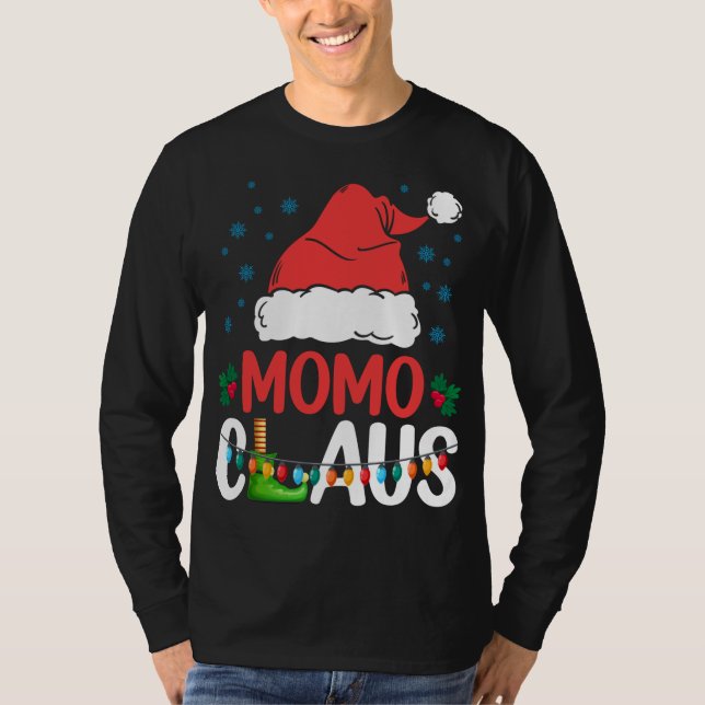 Camiseta Navidades de Momo Claus Familia Pajama Matando Nav (Anverso)
