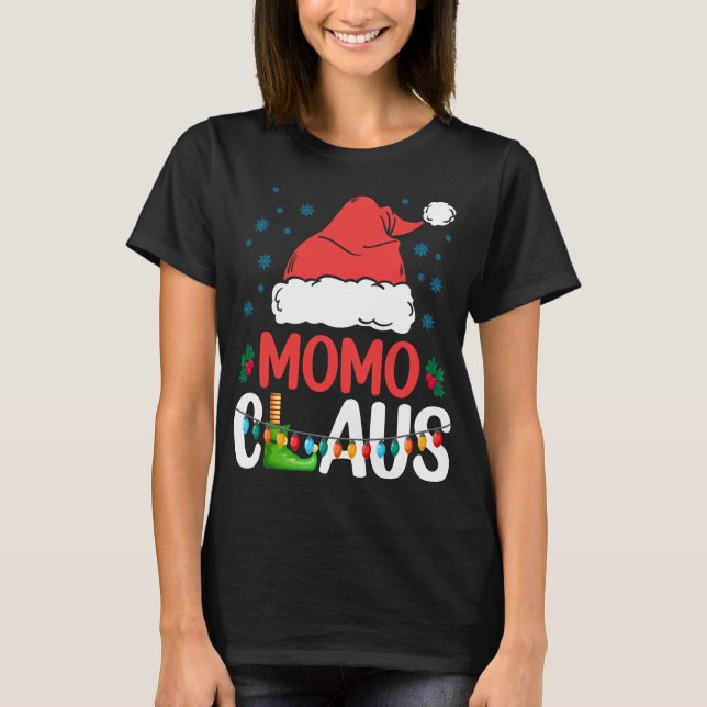 Camiseta Navidades de Momo Claus Familia Pajama Matando Nav (Anverso)