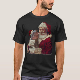 Camiseta Navidades de Moodeng Funny Vintage Santa Claus Moo
