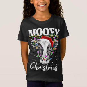 Camiseta Navidades de Mooey Santa Navidades alumbran a aman