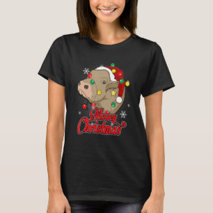 Camiseta Navidades de Mooey Vaca Santa Claus Gorras Navidad