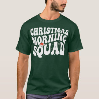 Camiseta Navidades de Morning Squad Groovy Fancy vin