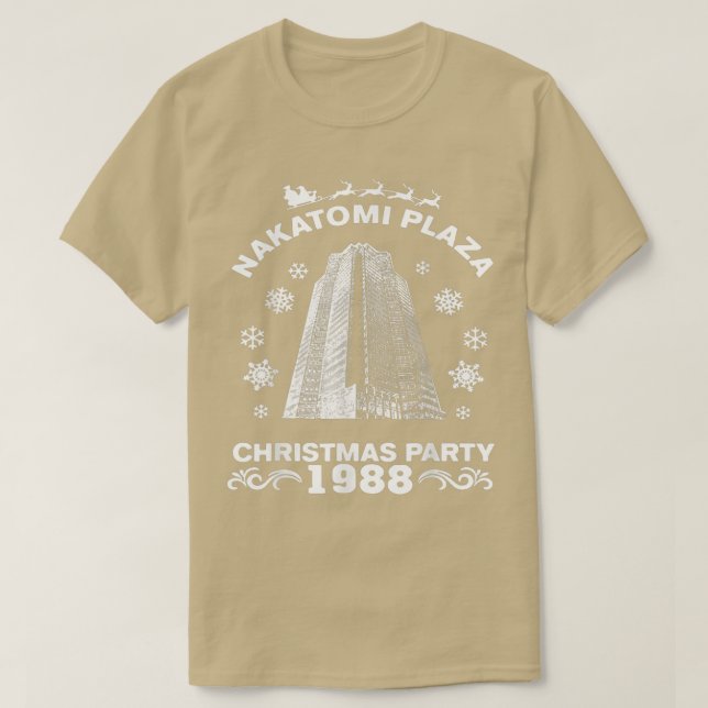 Camiseta Navidades de Nakatomi Plaza Fiesta 1988 Boy Pop Cu (Diseño del anverso)
