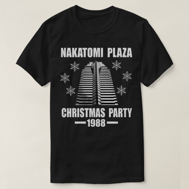 Camiseta Navidades de Nakatomi Plaza Fiesta 1988 Classic T- (Diseño del anverso)