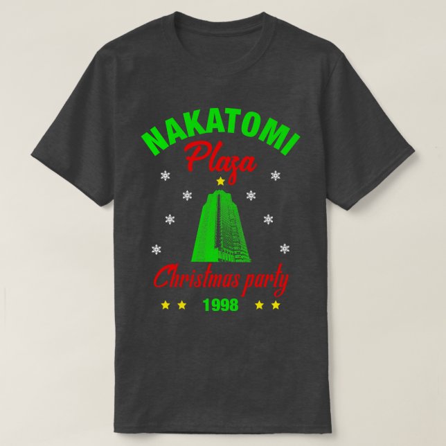 Camiseta Navidades de Nakatomi Plaza Shirt Nakatomi Plaza (Diseño del anverso)
