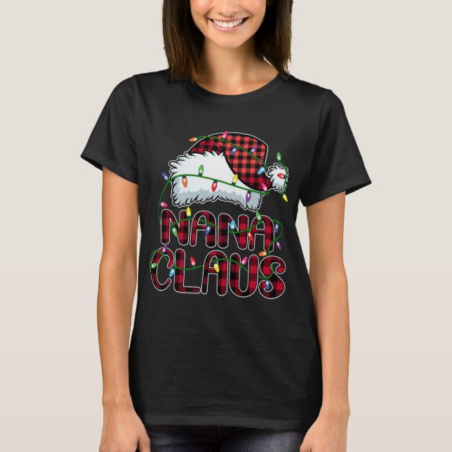 Camiseta Navidades de Nana Claus aluden a la familia Pajama (Anverso)