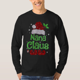 Camiseta Navidades de Nana Claus Familia Pajama Matando Nav