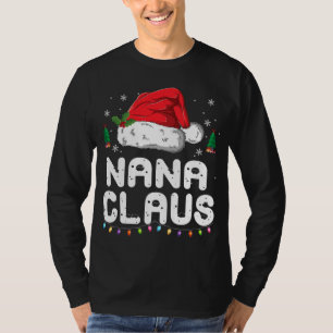 Camiseta Navidades de Nana Claus Familia Pajama Matando Nav