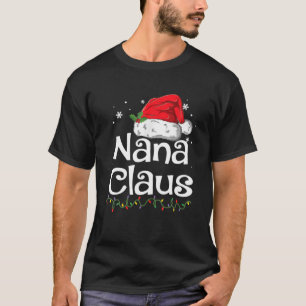 Camiseta Navidades de Nana Claus Familia Pajama Matando Nav