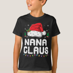Camiseta Navidades de Nana Claus Familia Pajama Matando Nav