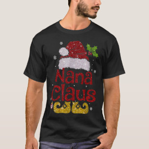 Camiseta Navidades de Nana Claus Familia Pajama Matando Nav