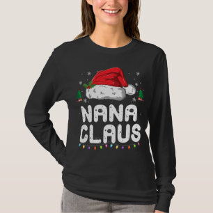 Camiseta Navidades de Nana Claus Familia Pajama Matando Nav