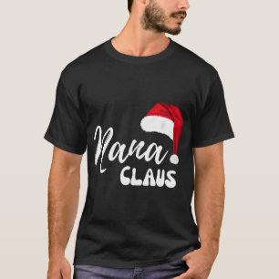 Camiseta Navidades de Nana Claus Santa Hat 2024 Premium
