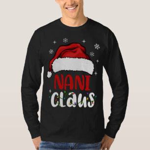 Camiseta Navidades de Nani Claus Familia Pajama Matando Nav