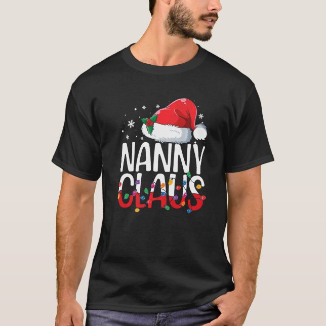 Camiseta Navidades de Nanny Claus Pajamas Matando Navidad F (Anverso)