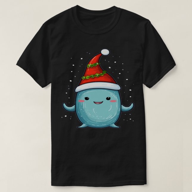 Camiseta Navidades de Narwhal (Diseño del anverso)