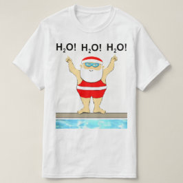 Camiseta Navidades De Natación Divertidos