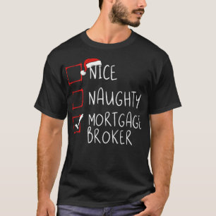 Camiseta Navidades De Naughty Mortgage Broker Navidades