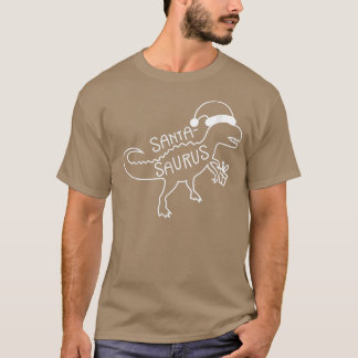 Camiseta Navidades de Navidad de Santa Saurus Sauropods