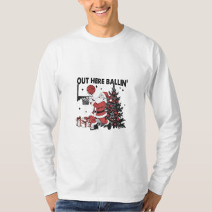 Camiseta Navidades de navidad deportiva de baloncesto