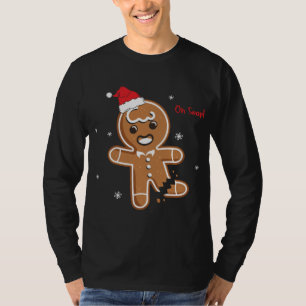 Camiseta Navidades de Navidad Oh Snap Gingerbread Cookie