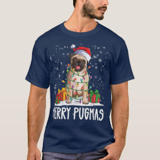 Camiseta Navidades de Navidad Pugmas 2022 Fiesta Pug Lov