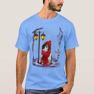 Camiseta Navidades de nieve china en Japón encienden a Pa e