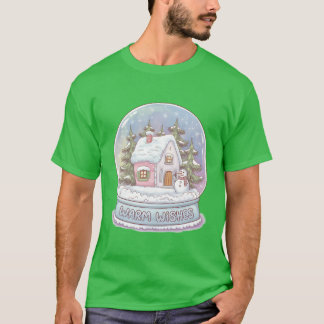 Camiseta Navidades de nieve odian a Navidades Navidades gra