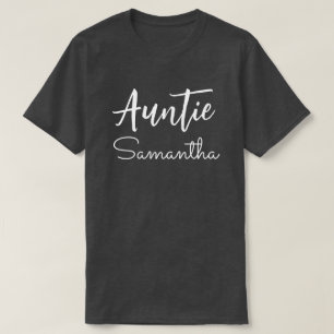 Camiseta Navidades De Nombre De Tía Personalizados Regalos