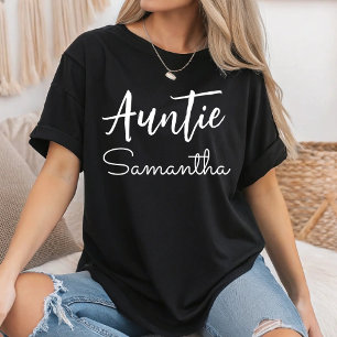 Camiseta Navidades De Nombre De Tía Personalizados Regalos