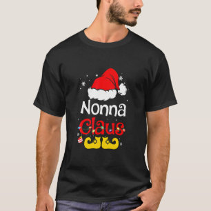 Camiseta Navidades de Nonna Claus Familia Pajama Matando Na