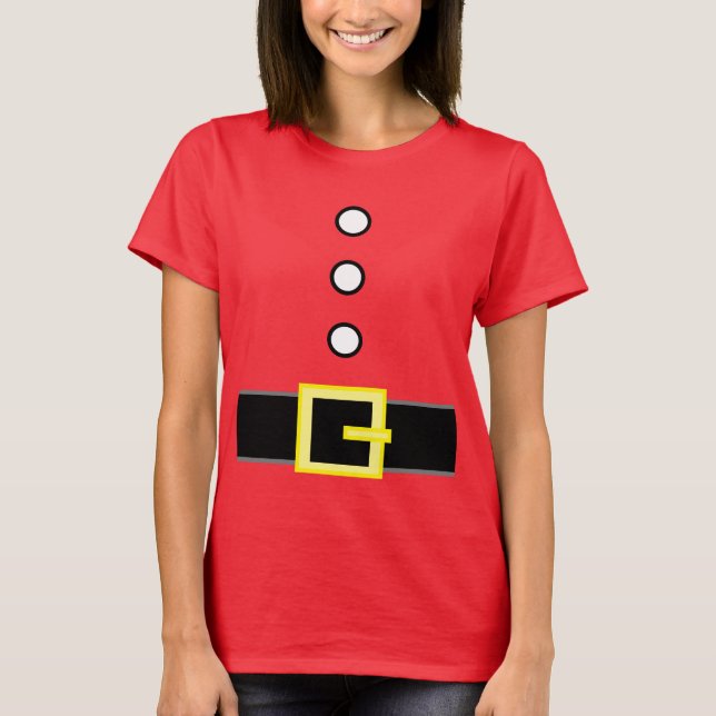 Camiseta Navidades de Novedad de mujeres COSTUMBRE DE SUIT  (Anverso)