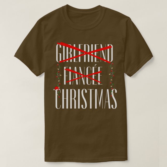 Camiseta Navidades de novia en finanzas (Diseño del anverso)