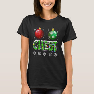 Camiseta Navidades de nueces coincidentes con parejas alumb