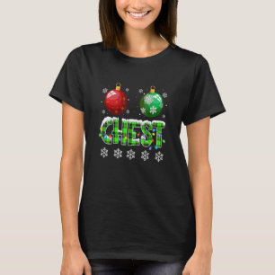 Camiseta Navidades de nueces coincidentes con parejas alumb