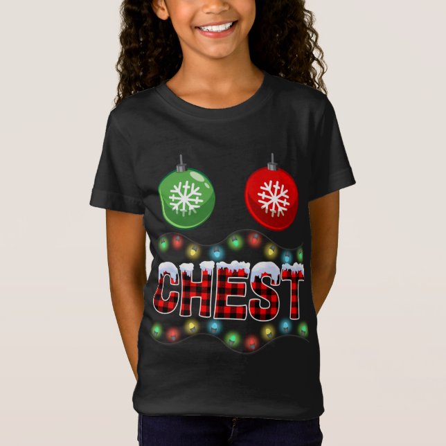 Camiseta Navidades de nueces de pecho alumbran Navidad Pare (Anverso)