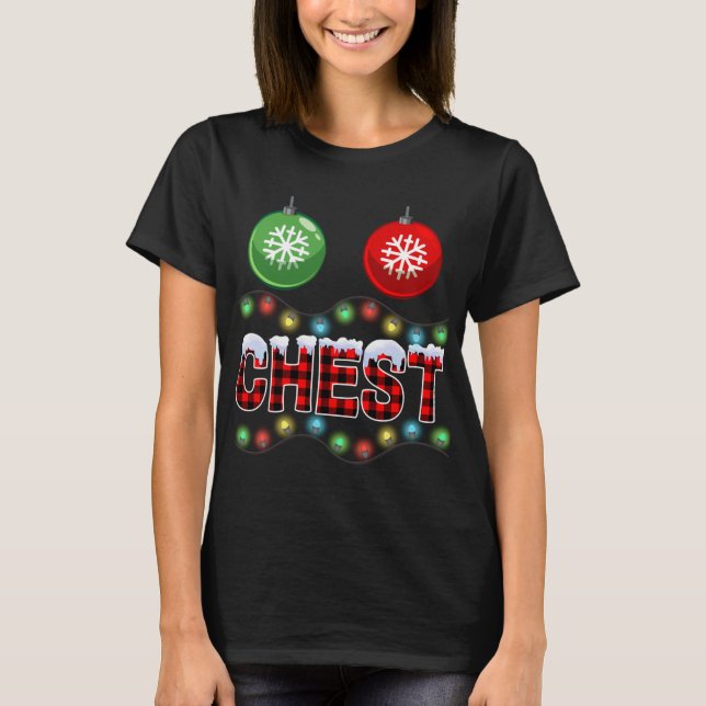 Camiseta Navidades de nueces de pecho alumbran Navidad Pare (Anverso)