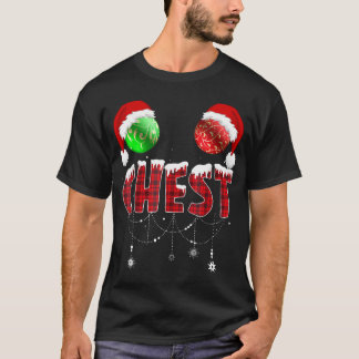 Camiseta Navidades de nueces de pecho Campaña Pareja de jue