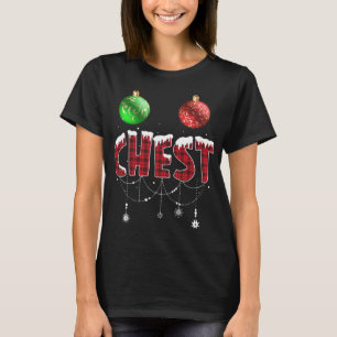 Camiseta Navidades de nueces de pecho Che de la pareja de a