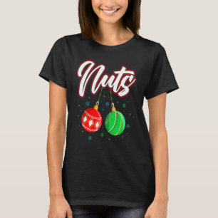 Camiseta Navidades de nueces de pecho coincidentes con cast