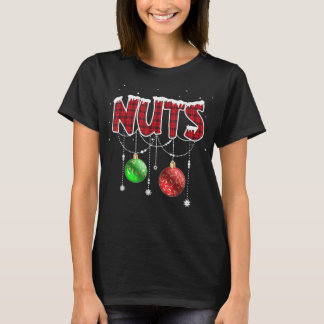 Camiseta Navidades de nueces de pecho coincidentes con cast
