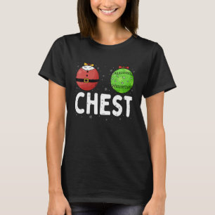 Camiseta Navidades de nueces de pecho coincidentes Parejas