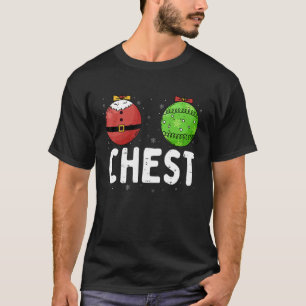 Camiseta Navidades de nueces de pecho coincidentes Parejas 