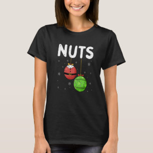 Camiseta Navidades de nueces de pecho coincidentes Parejas 