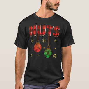 Camiseta Navidades de nueces de pecho coincidiendo con la p