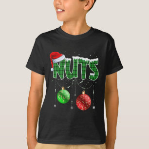 Camiseta Navidades de nueces de pecho divertidas familiares