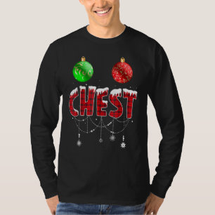 Camiseta Navidades de nueces de pecho Divertido Pareja coin