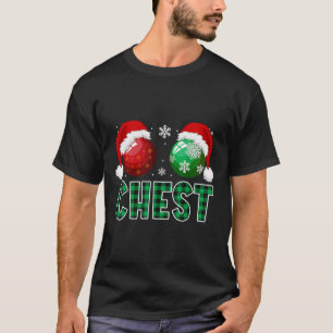 Camiseta Navidades de nueces de pecho divertidos con castañ