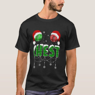 Camiseta Navidades de nueces de pecho Divertidos Pareja coi